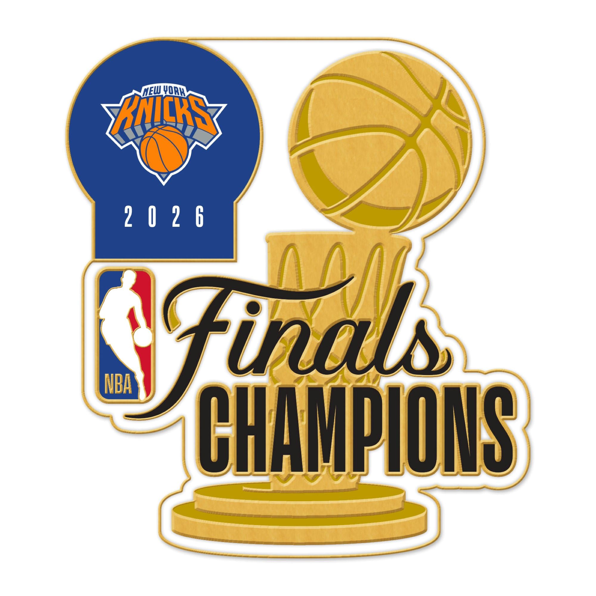 New York Knicks 2026 NBA Finals Champion Sammler-Pin-Champion