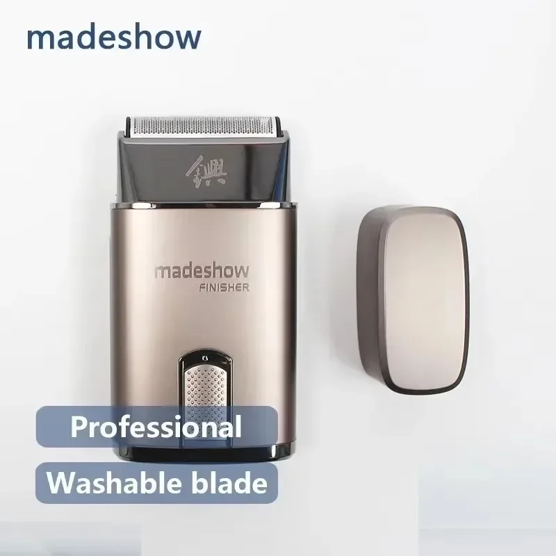 Madeshow M7 Rasierer 1400mAh Professioneller Haarschneider mit Ölkopf, Metallgehäuse, 0MM Schneide, Elektrischer Bartschneider Image