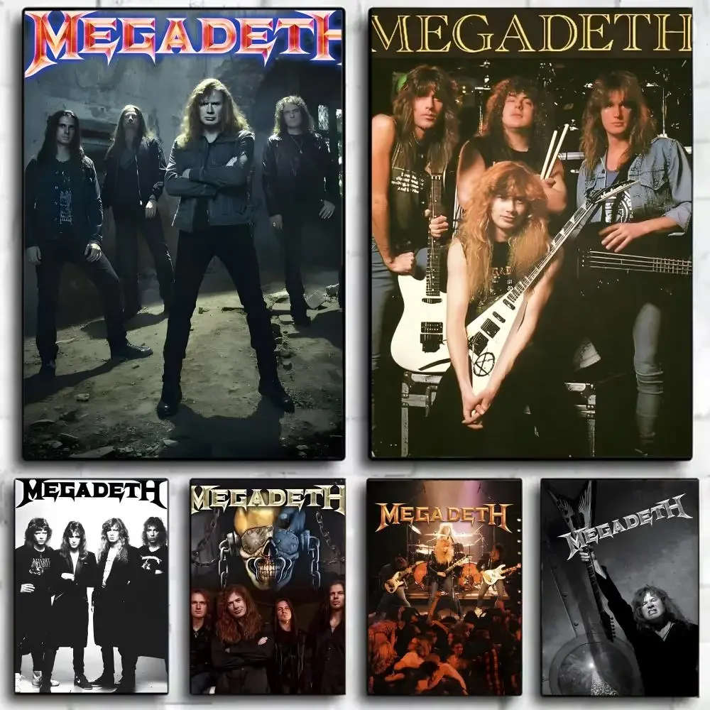 m-Megadeth Poster, Wandkunstdruck, dekoratives Wandbild, Heimdekoration, Geschenk, ungerahmt Image