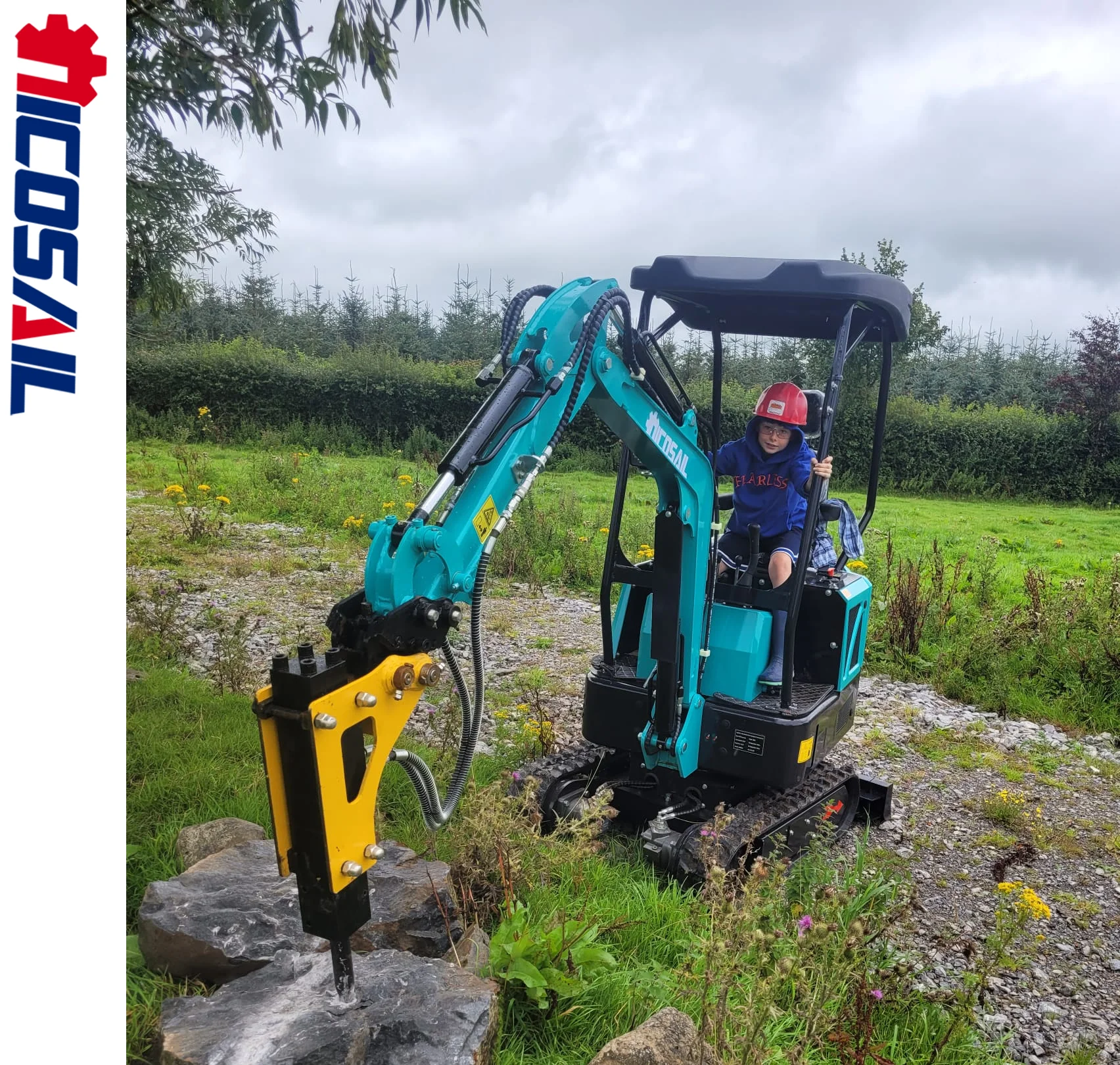 1500kg Mini-Bagger 1,5t mit Euro 5 Motor & EPA-Zertifizierung Direkt ab Werk Image