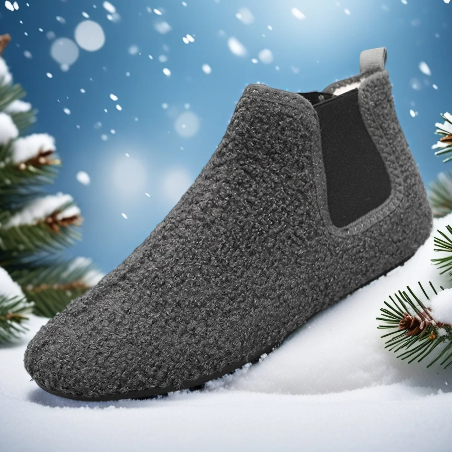 YRZL Männer Baumwolle Schuhe Warme Plüsch Gefüttert Hausschuhe Dünne Unterseite Haus Slipper Männer Wanderschuhe Stiefeletten Mann Casual Wohnungen Schuhe