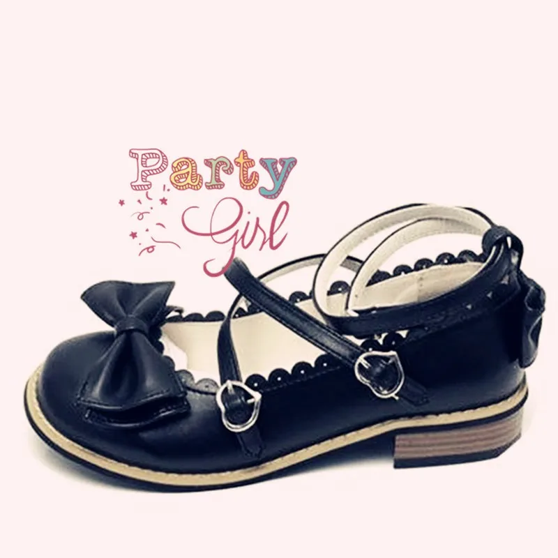 2026 neue Tee Party Schuhe Lolita frauen Schuh Niedrigen Ferse Runden Kopf Prinzessin Schuh Bowknot Prinzessin Kawaii Mädchen Frauen schuhe