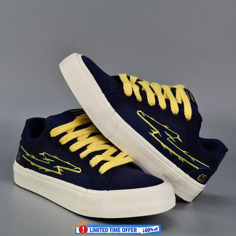 Herren Canvas Skate-Schuhe Lässige Low-Top Sneakers Atmungsaktive Rutschfeste Streetwear Sportschuhe Bequeme Laufschuhe Trendy 2026 Neu