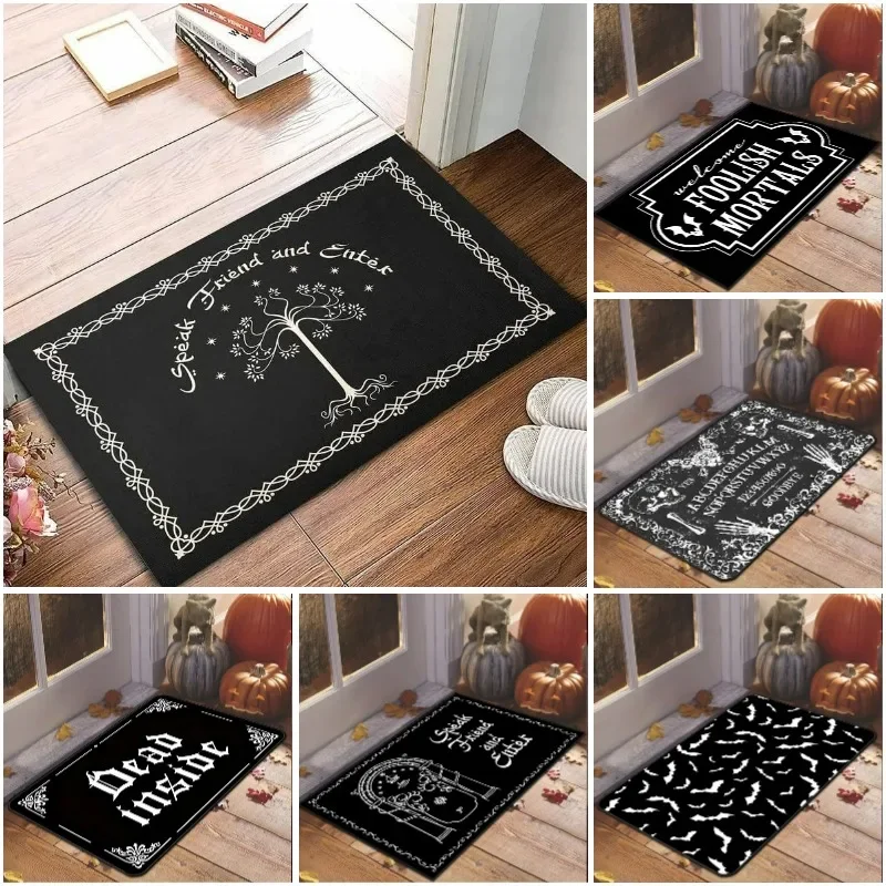 Hot Sale European Welcome Rugs Carpet for Bedroom Decor Living Room Entrance Carpets Kitchen Front Non-slip Doormat Holiday Gift