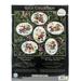 Dimensions Gold Collection Counted Cross Stitch Kit 4.5 -Playful Snowman Ornaments