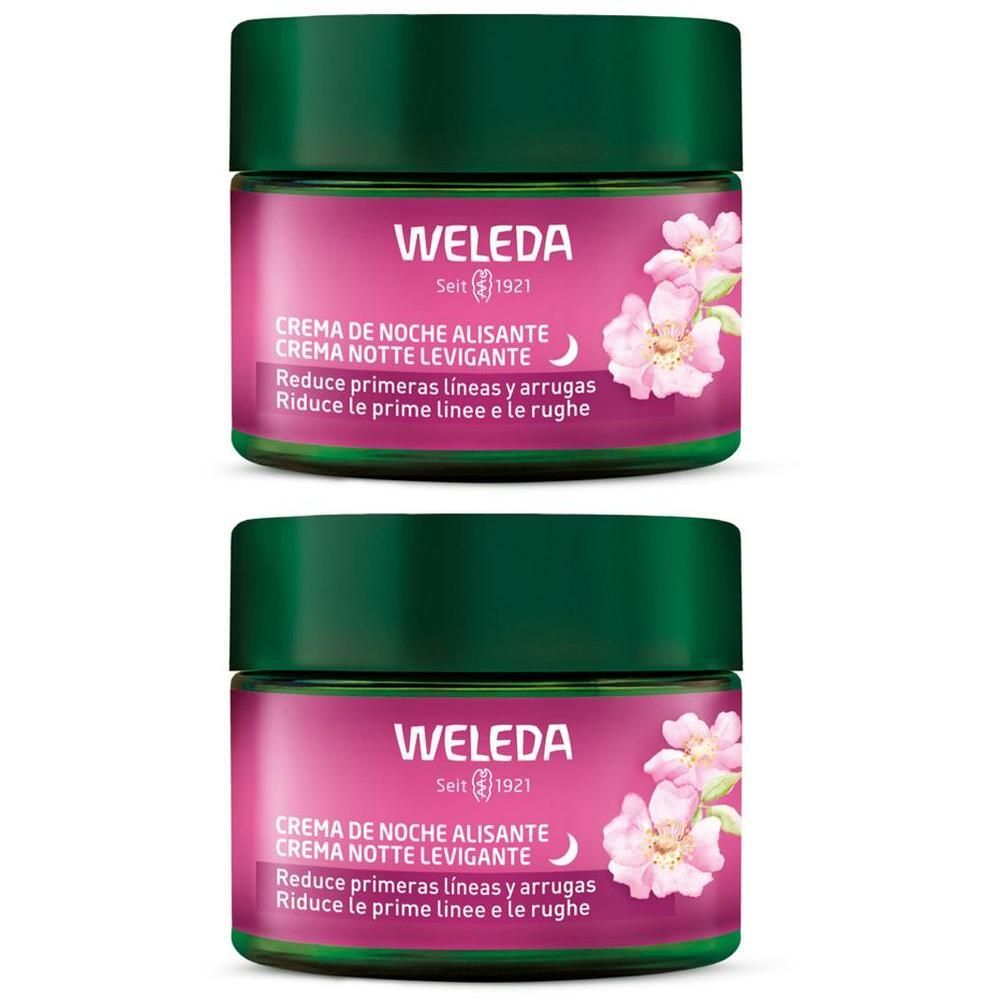 WELEDA Crema Notte Levigante 2x40 ml