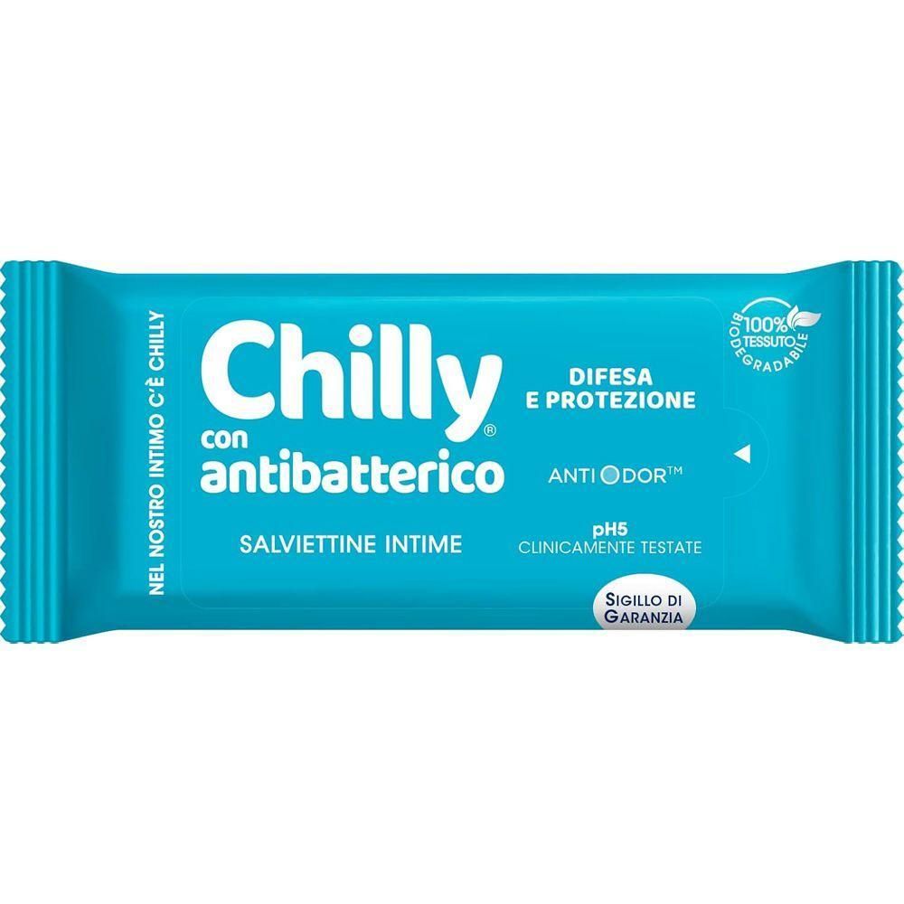 Chilly Salviettine Intime con Antibatterico 4x1 St