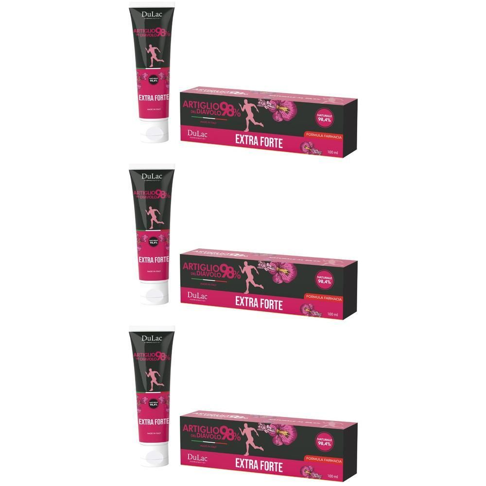 Dulac Artiglio del Diavolo Gel 98% Extra Forte 3x100 ml