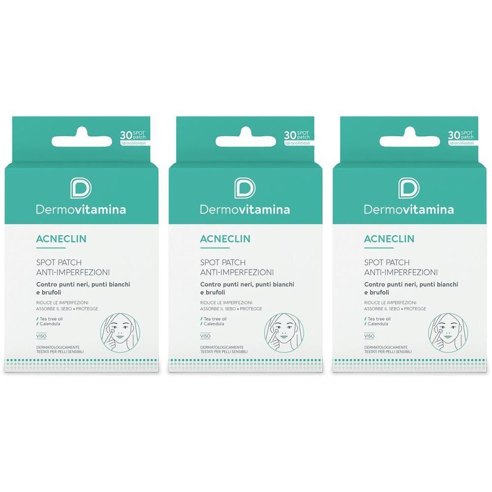 Dermovitamina Acneclin Spot Patch Anti-Imperfezioni 3x1 St