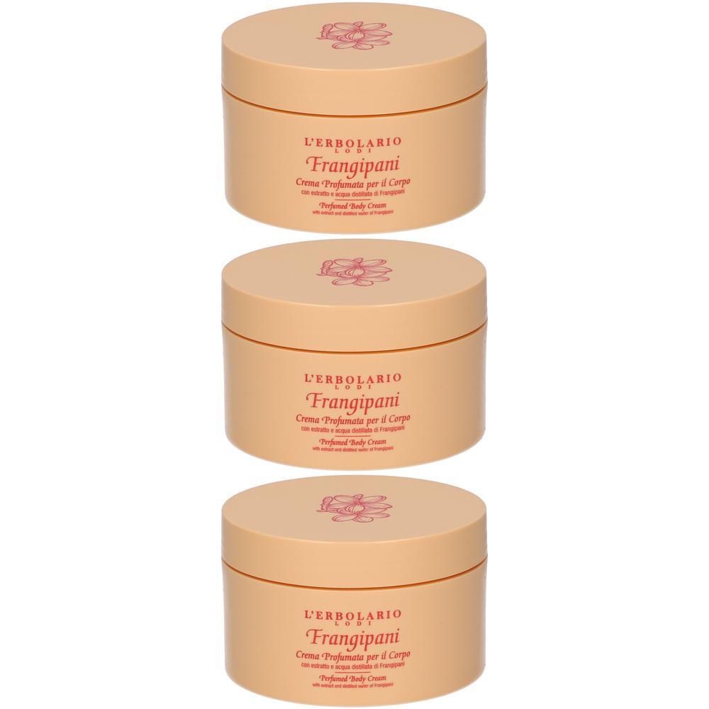 L`Erbolario Crema Profumata per il Corpo Frangipani 3x200 ml