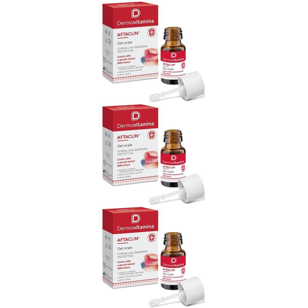 Dermovitamina Aftaclin® Gel Orale 3x7 ml