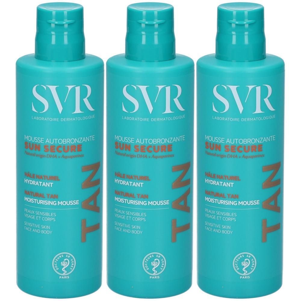 SVR Sun Secure Mousse Abbronzante 3x150 ml Crema