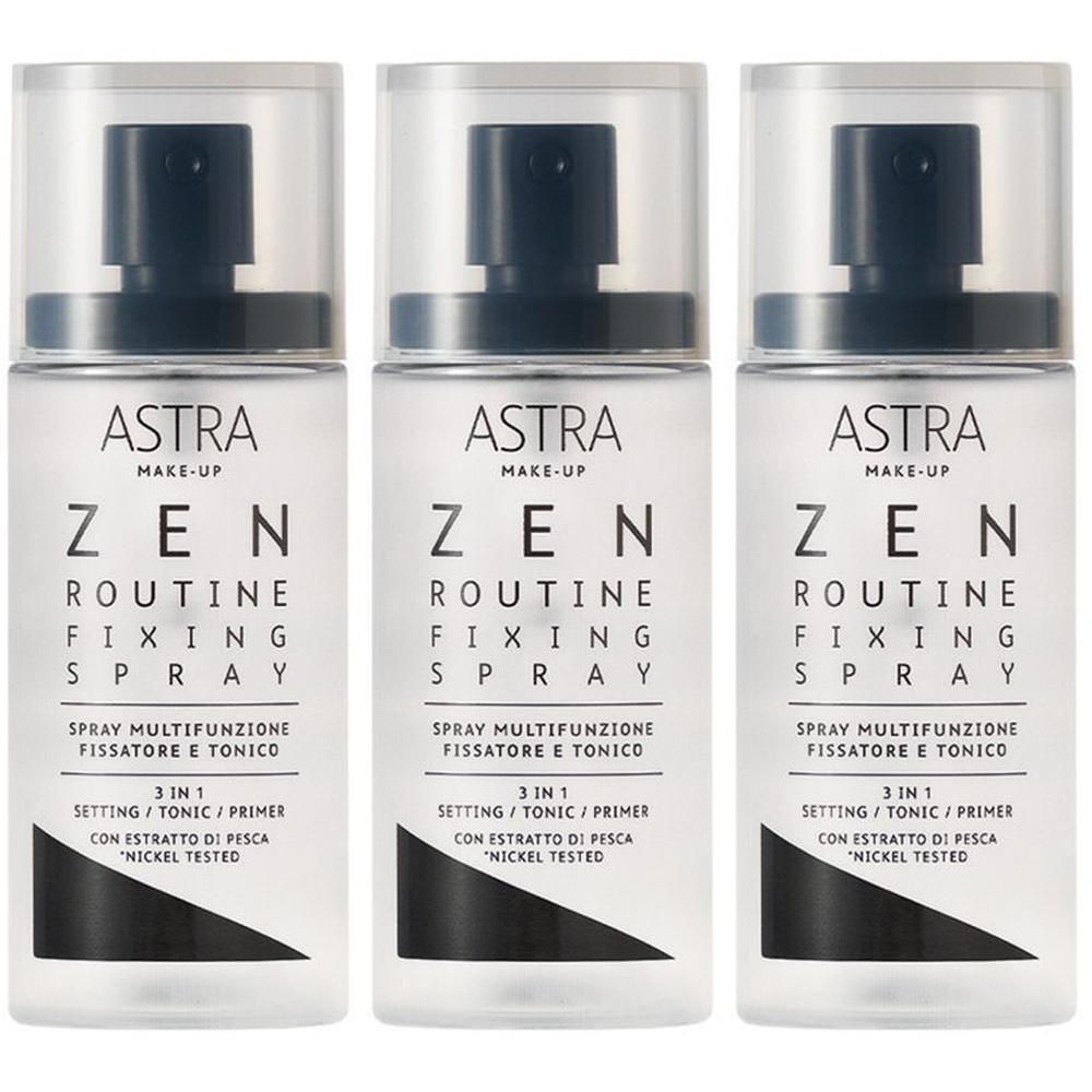 ASTRA Make-UP Zen Routine Fixing Spray - Viso Multi-Funzione 3x50 ml
