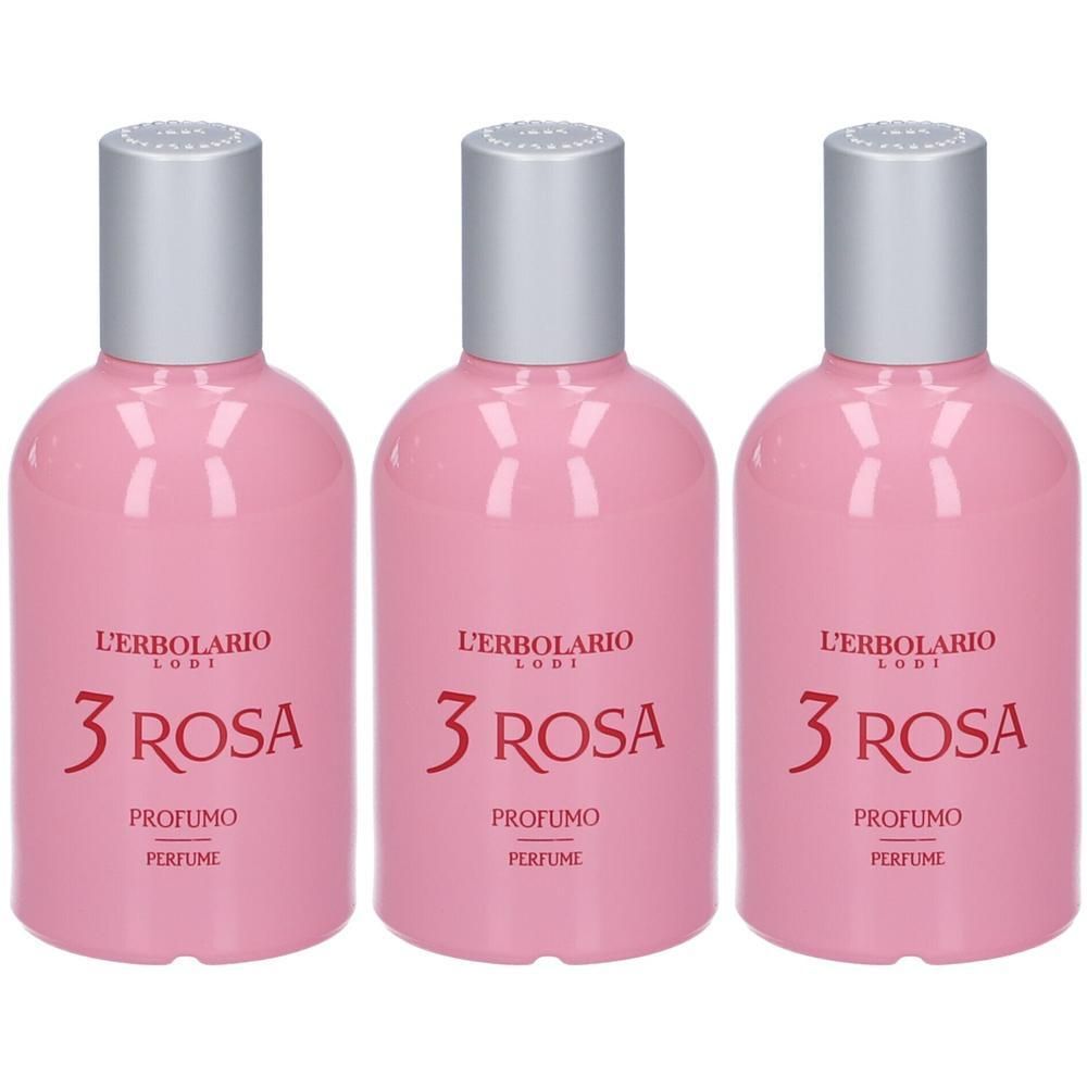 L’Erbolario Profumo 3 Rosa 3x50 ml