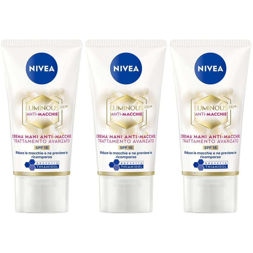 Nivea Luminous630 Crema Mani Anti-Macchie Trattamento Avanzato SPF 15
