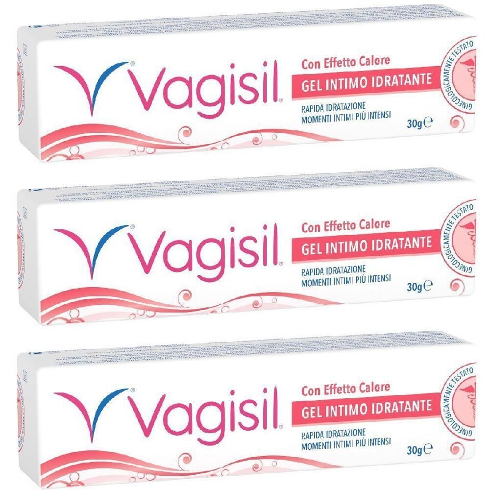 Vagisil Gel Intimo Idratante Con Effetto Calore 3x30 g