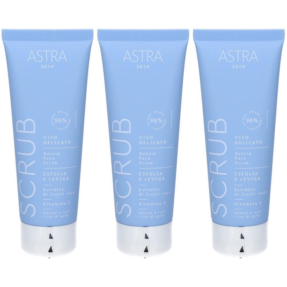 Astra Skin Scrub Esfoliante Viso Delicato 3x75 ml