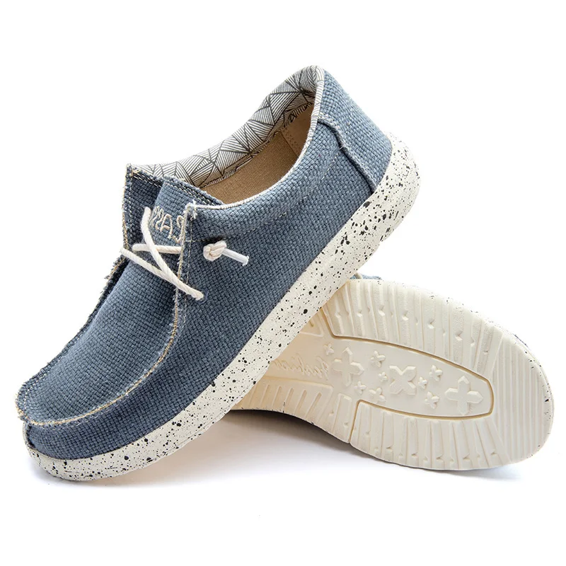 Sommer-Herren-Canvas-Schuhe, Denim-Sneaker, Herren-Canvas-Schuhe, atmungsaktive Mokassins, vulkanisierte Schuhe, Herren-Sneaker, Schuhe in Übergröße