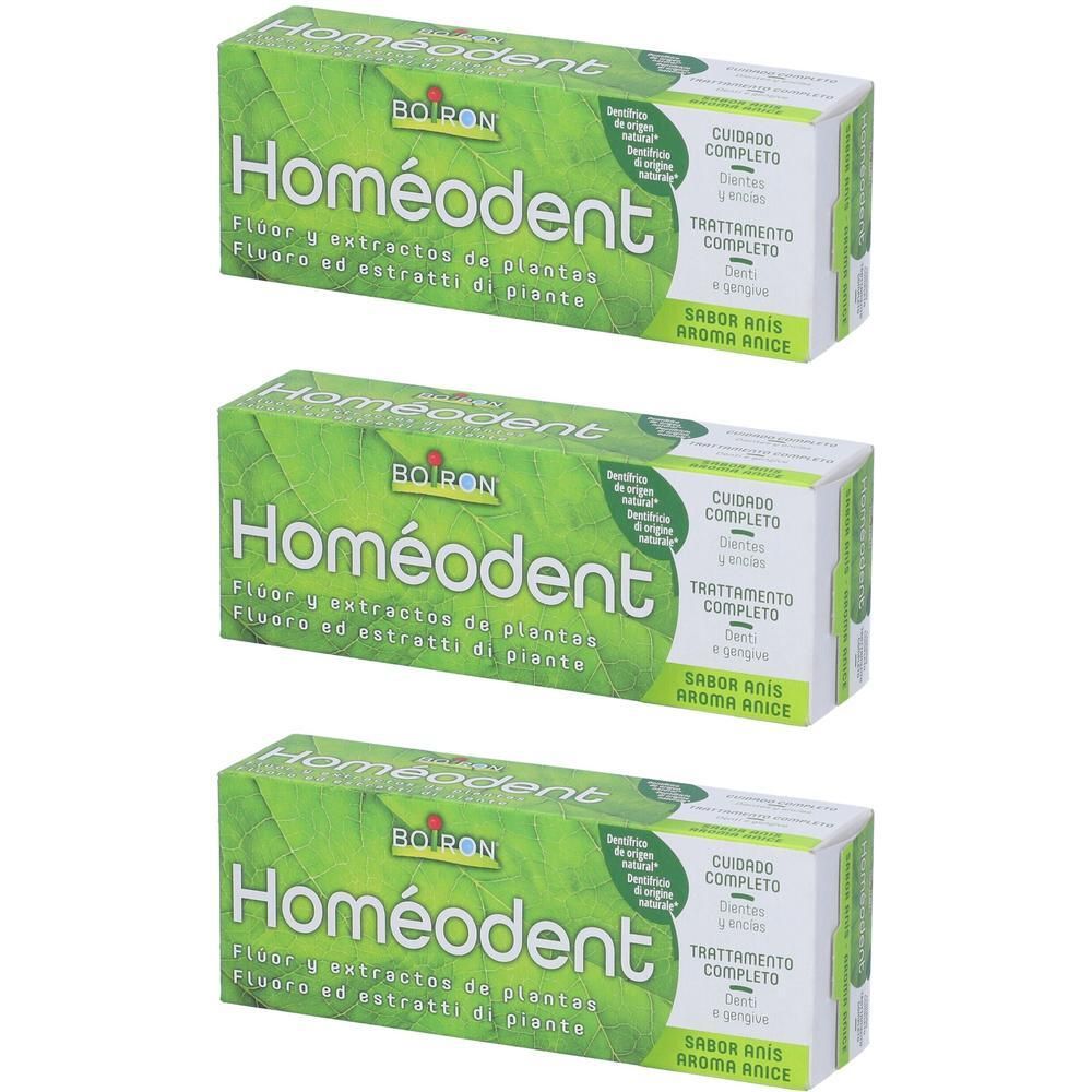 BOIRON® HOMÉODENT® Dentifricio Anice 3x75 ml