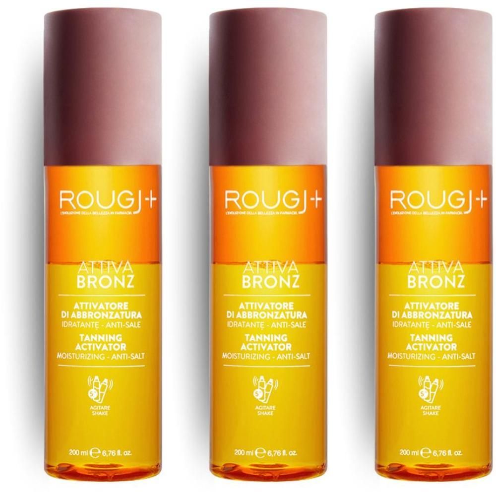 Rougj Lozione bifasica con attivatore di abbronzatura 3x200 ml