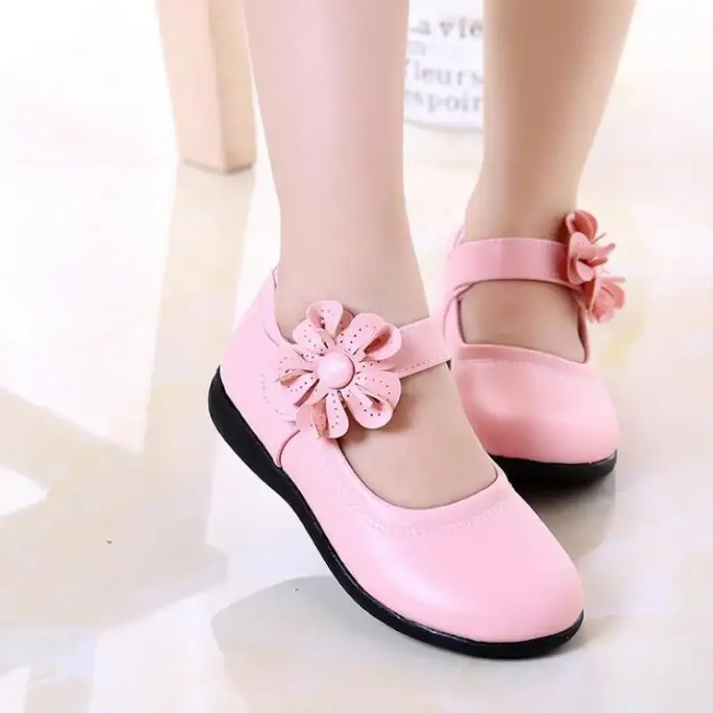 Mädchen Lederschuhe für Kinder Hochzeitskleid Prinzessin Schulschuhe Kinder Sommer Schleife-Knoten Schwarz Student Sandalen Koreanische Mode