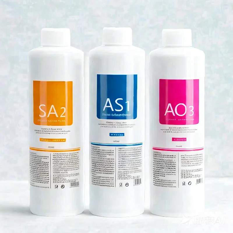 Soin du visage Small Bubble Solution AS1 SA2 AO3, sérum pour le visage, kit Hydro Aqua Peel de 3 sérums pour appareil de soin du visage.