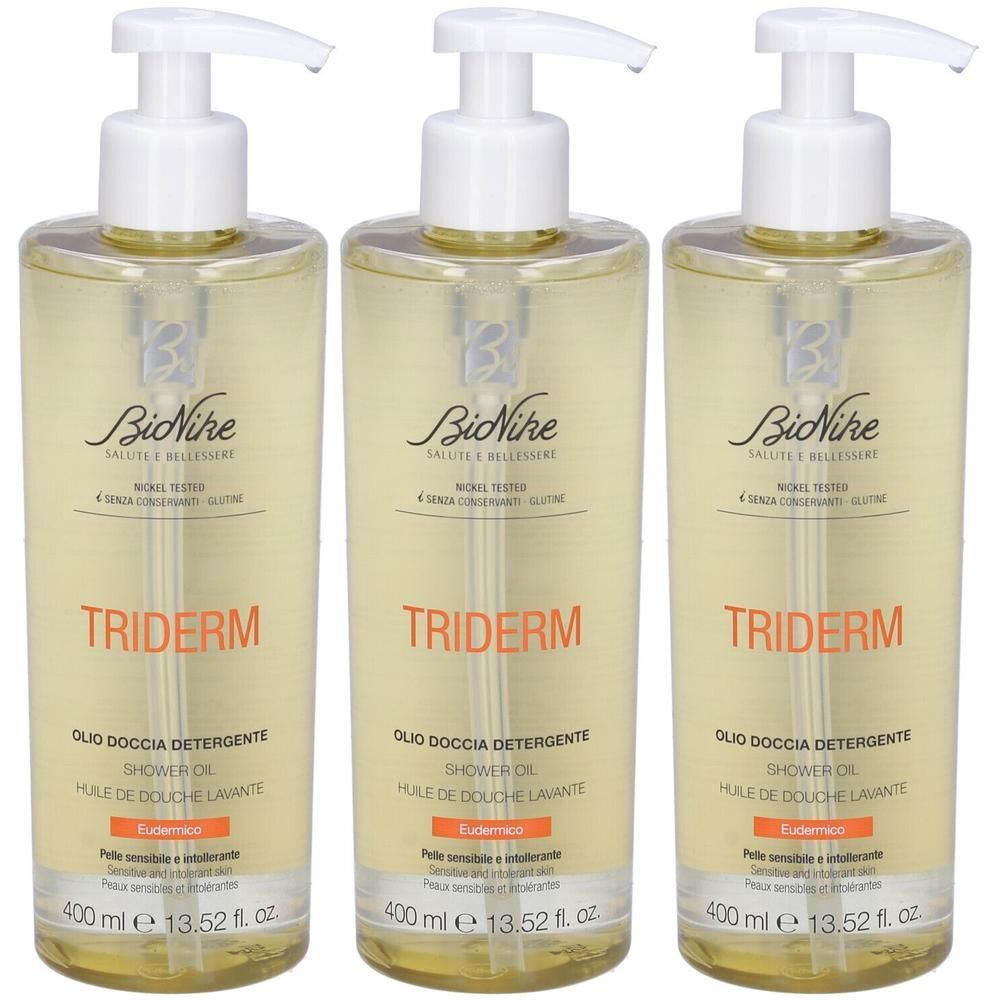 BioNike Olio Doccia Detergente Eudermico 3x400 ml