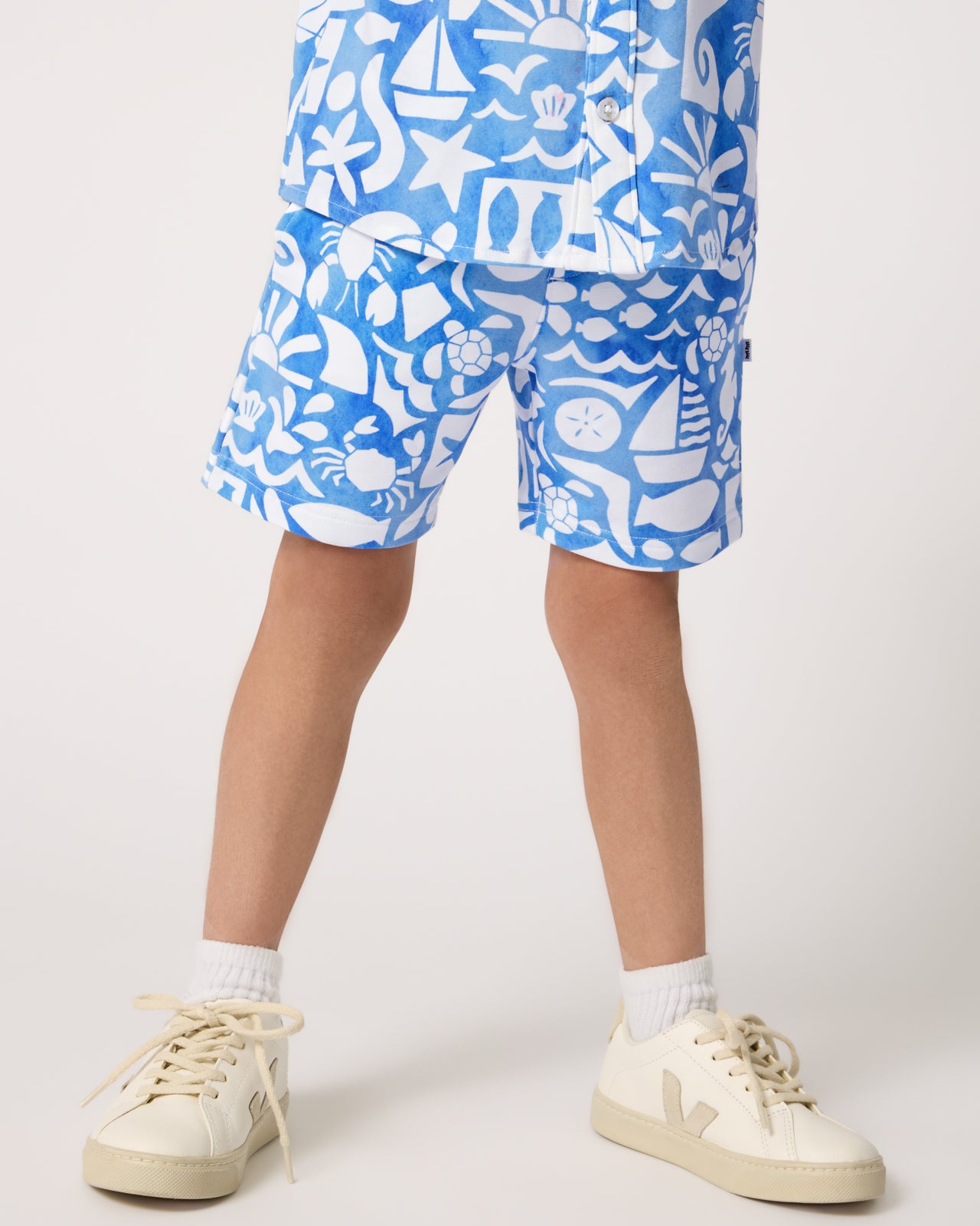 Summer Shores Drawstring Shorts - 6-12 months
