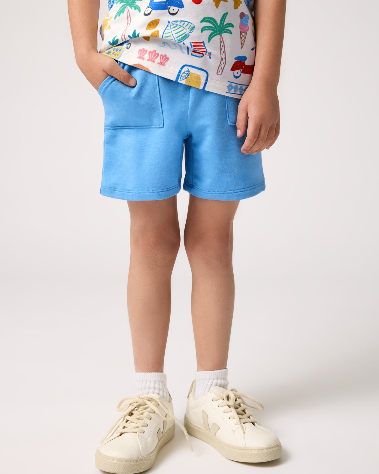 Blue Bolt Shorts - 2T