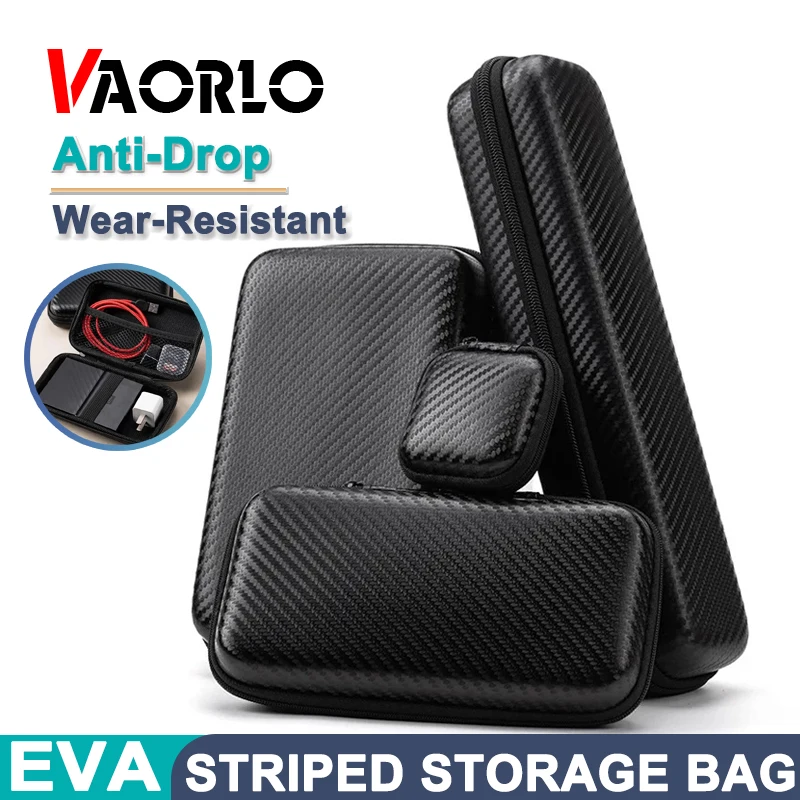 Tragbare Eva-Aufbewahrungstasche, Reißverschlusstasche, Handy-Ladegerät, Schutztasche, mobile Festplattentasche, Aufbewahrungstasche für U-Disk-Datenkabel Image