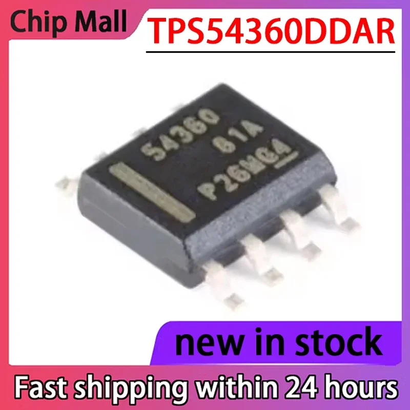 2PCS Neuer TPS54360DDAR 54360 SOIC8 3A Abwärtswandler-Chip auf Lager Image