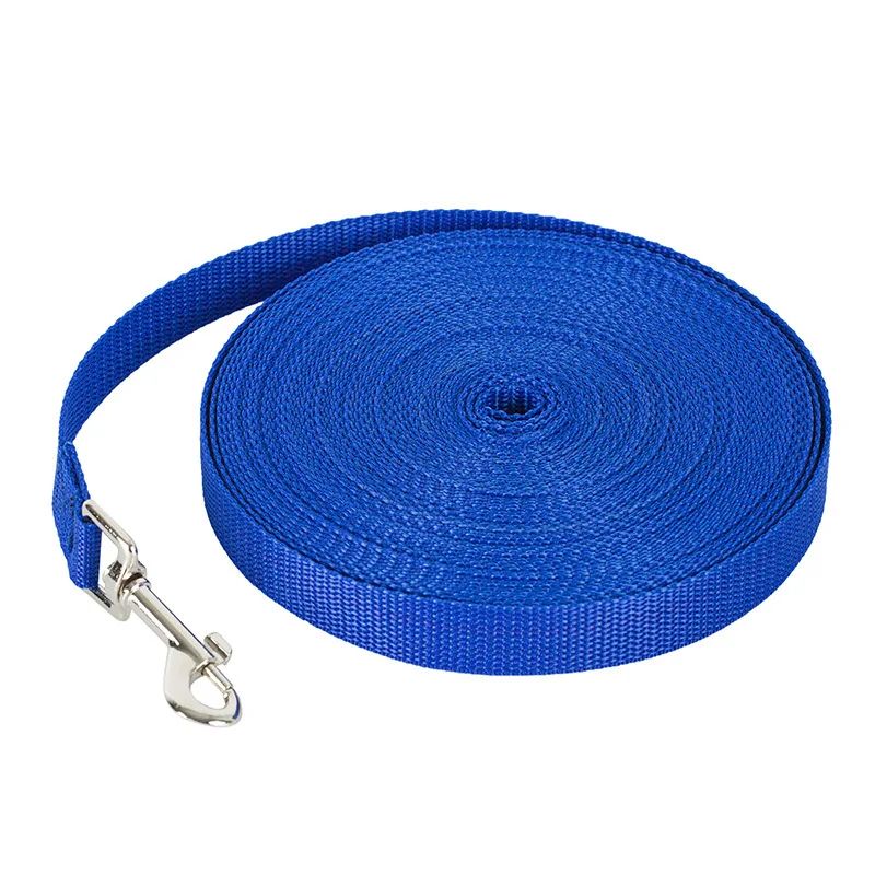 Long Dog Leash For Training Outdoor Nylon Dog Leash blue 1.2m(4ft)
