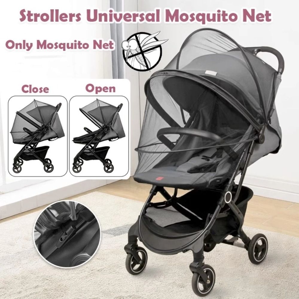 Dual Zipper Baby Stroller Mosquito Net Pushchair Bug Protection Cover Dual Zipper Baby Stroller Mosquito Net Pushchair Bug Protection Cover
