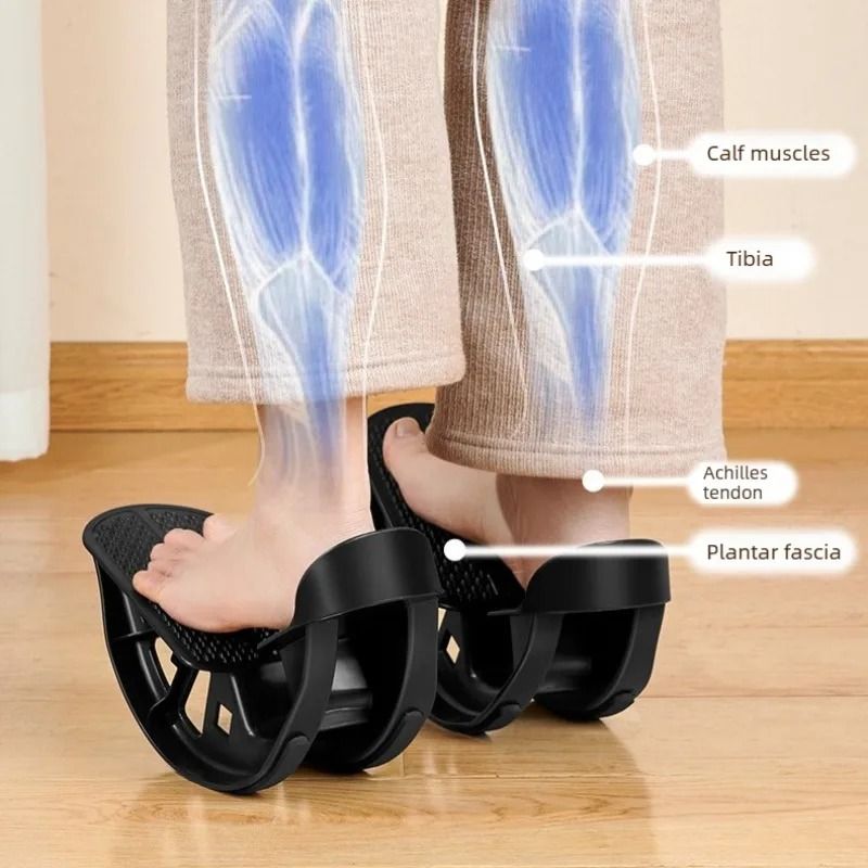Adjustable Ankle Stretch Board For Flexibility Training 2pcs Black