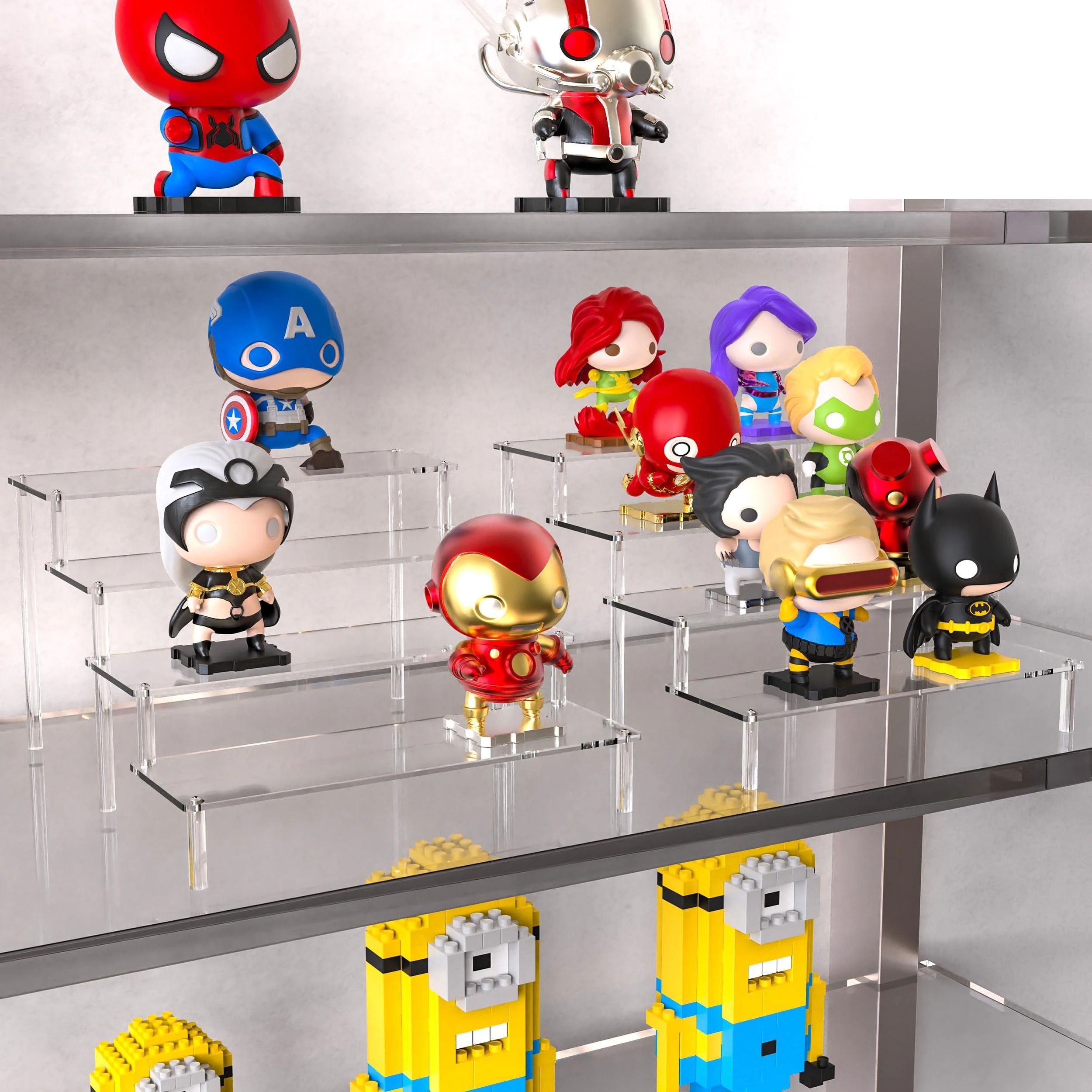 Acrylic Display Rack Tiered Perfume Jewelry And Dessert Stand 23