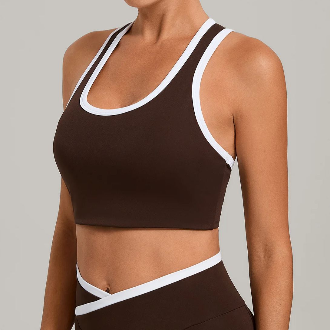 Ningyu Women Breathable Gym Sports Vest Running Workout Top & Yoga Fitness Tank black m
