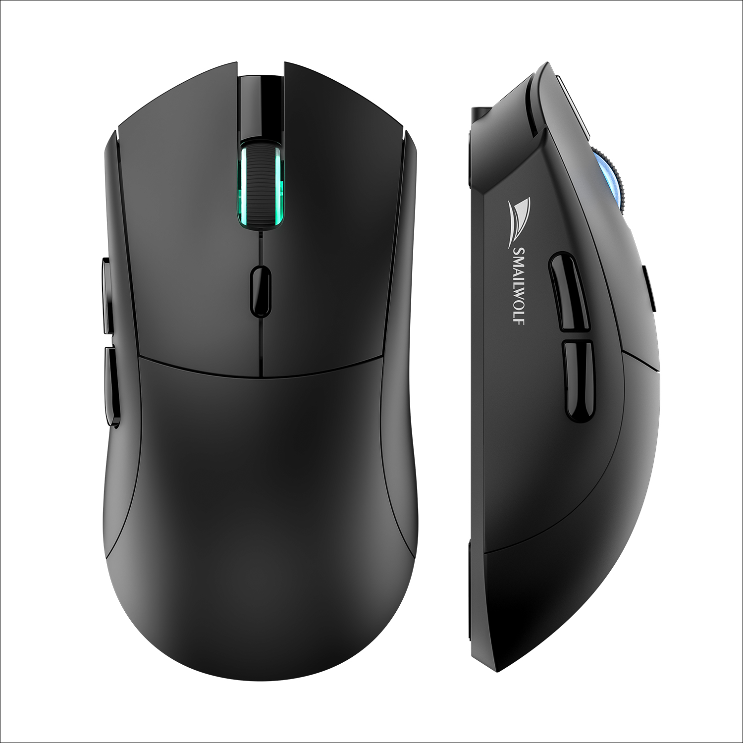 Wireless Gaming Mouse With Sensor And Programmable Macro Controls white
