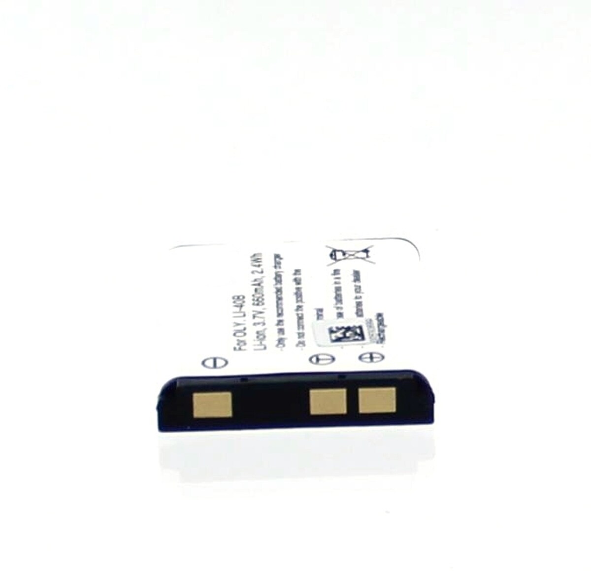 AGI Akku für Olympus X-825 Li-Ion 3,7 Volt 650 mAh schwarz Image
