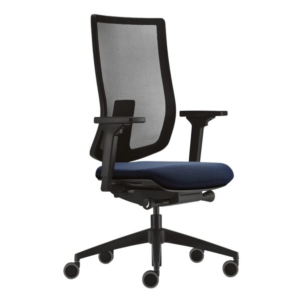 Sedus Bürostuhl »se:do pro light 2« mit Armlehnen blau, 49 cm