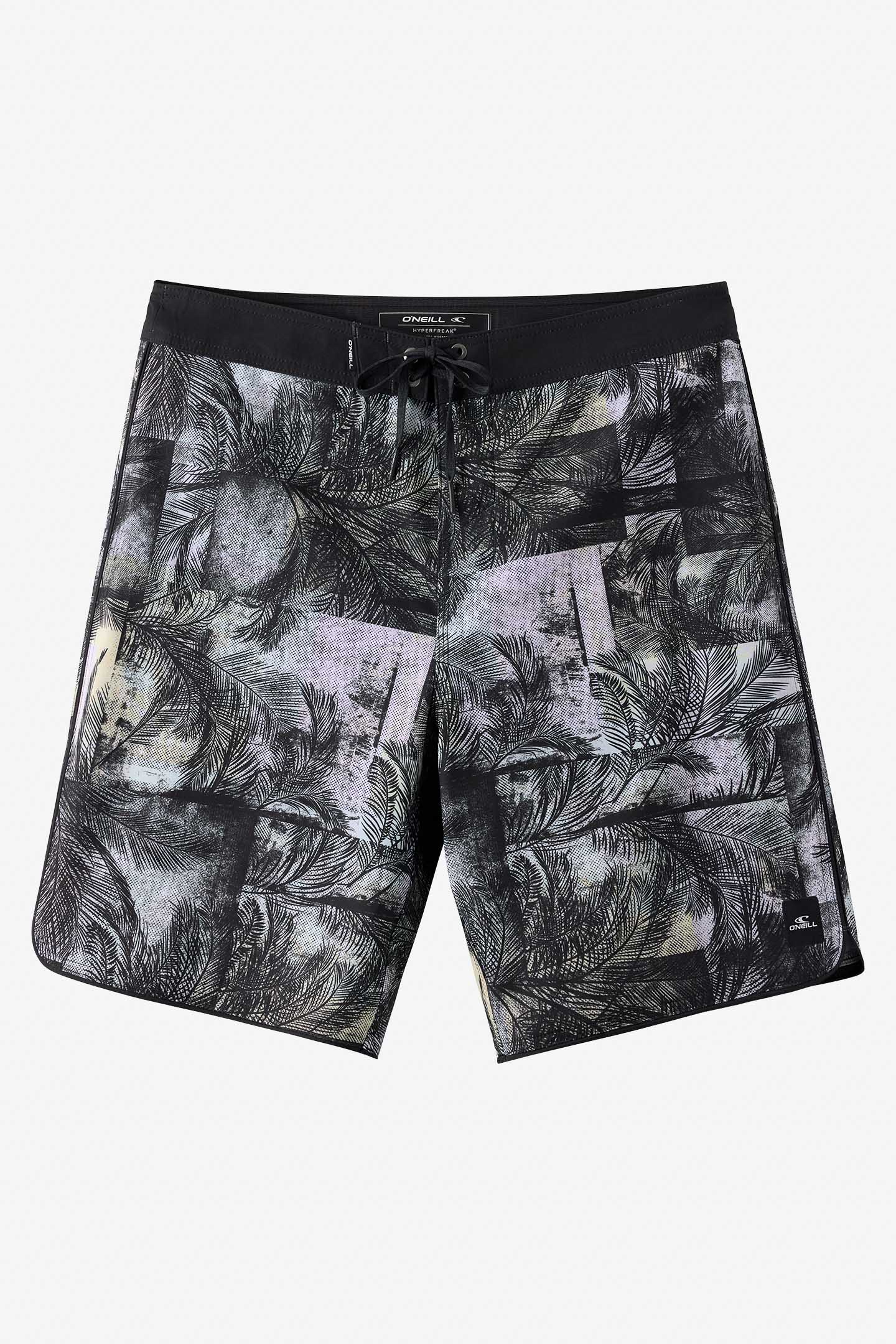 O'Neill Boy's Hyperfreak Mysto Scallop 17"" Board Shorts, Size 23, Elastane/Polyester