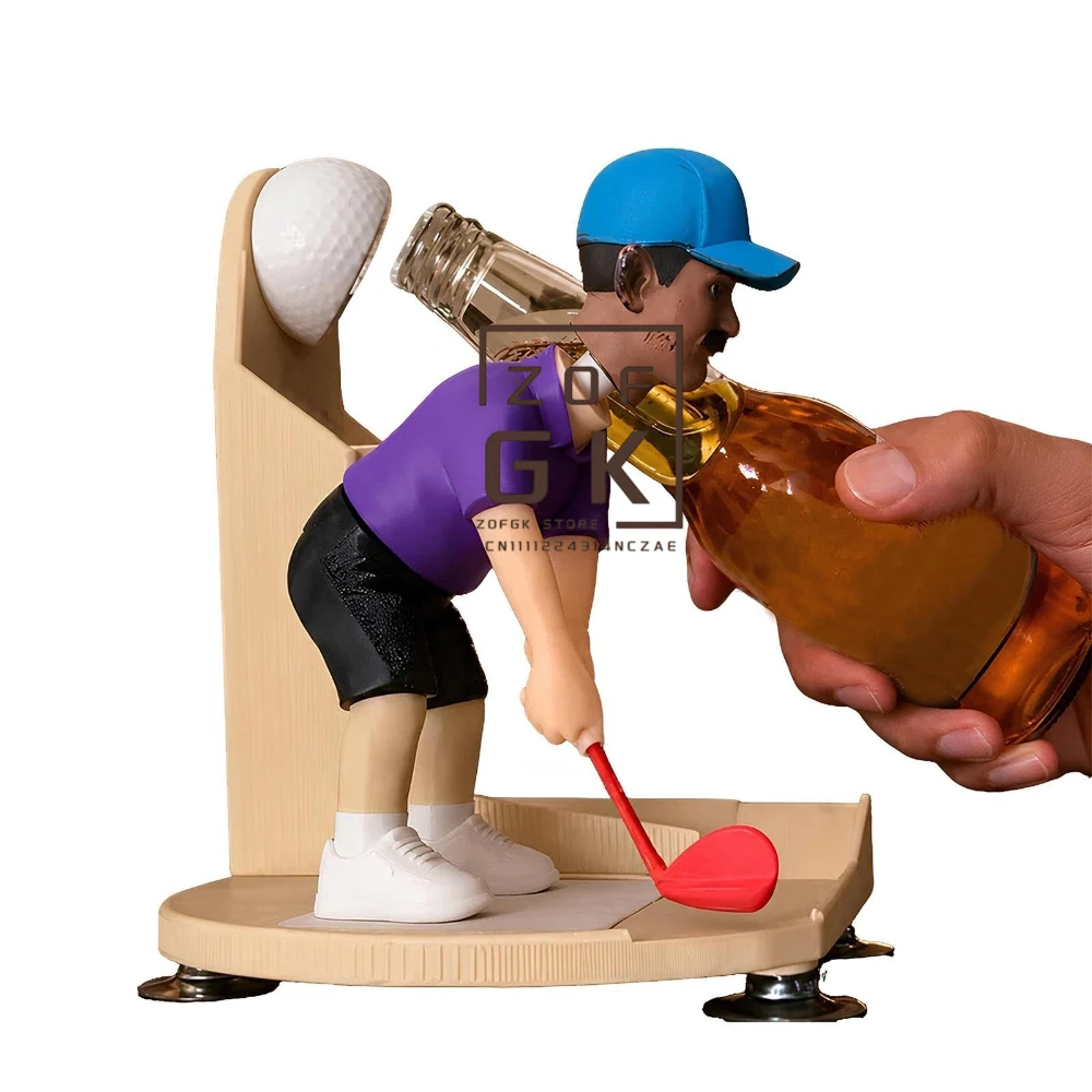 Golf-Swing Bieröffner, Golf-Themen Flaschenöffner, Tragbares Tischdesign für Golfbar und Männerhöhle, Golfer-Geschenke Image