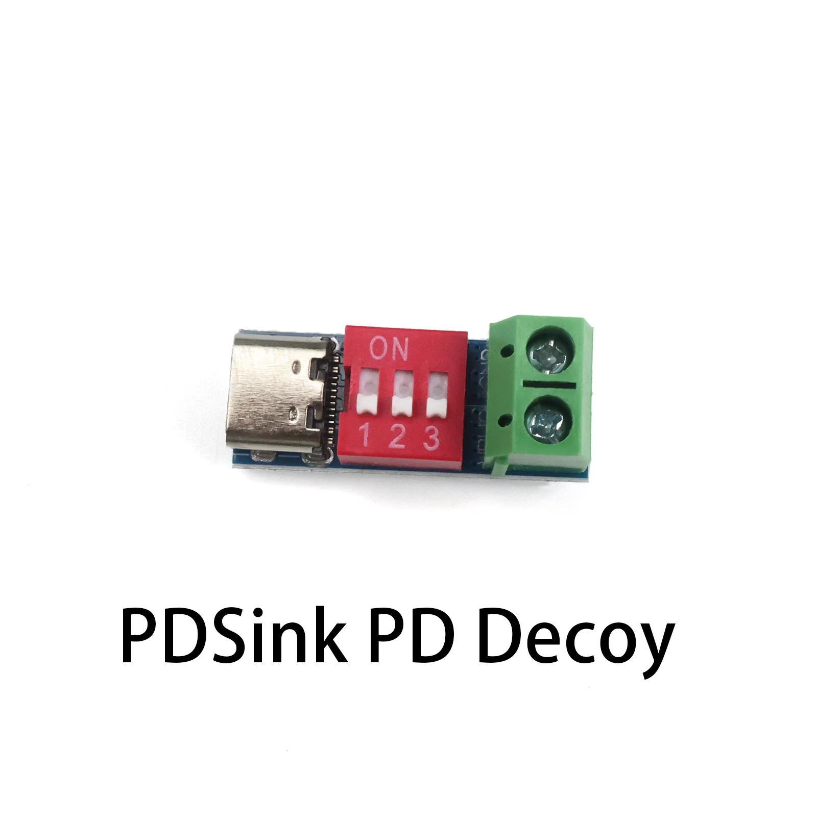 PD Trigger Modul Typ-C PD QC 5V 9V 12V 15V 20V Einstellbarer Decoy 100W Plug&Play Ohne Löten für Schnelles Laden DIY Elektronik Image