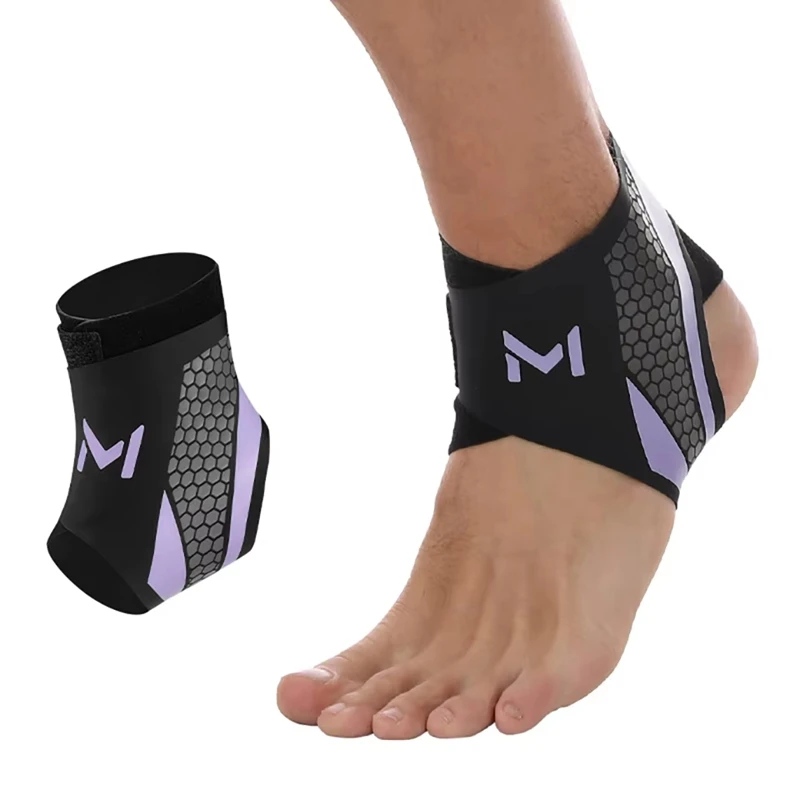 Knöchelschutz Leichte Sport-Knöchelbandage Kompression Anti-Verstauchung Verstellbare Knöchelsocken Basketball-Knöchelschutz Image