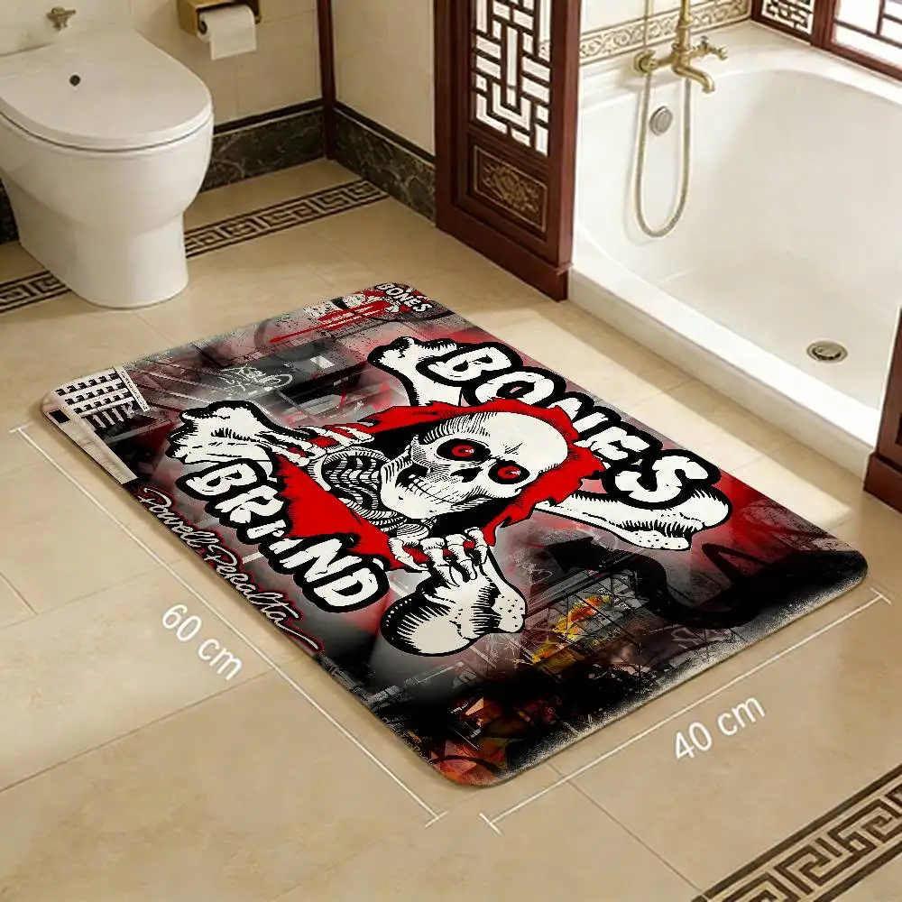 P-Powell P-Peralta Badematte, Kinderzimmer, Schlafzimmer, Dekoration, Balkon, rutschfeste Fußmatte, Wohnzimmer, Alfombra