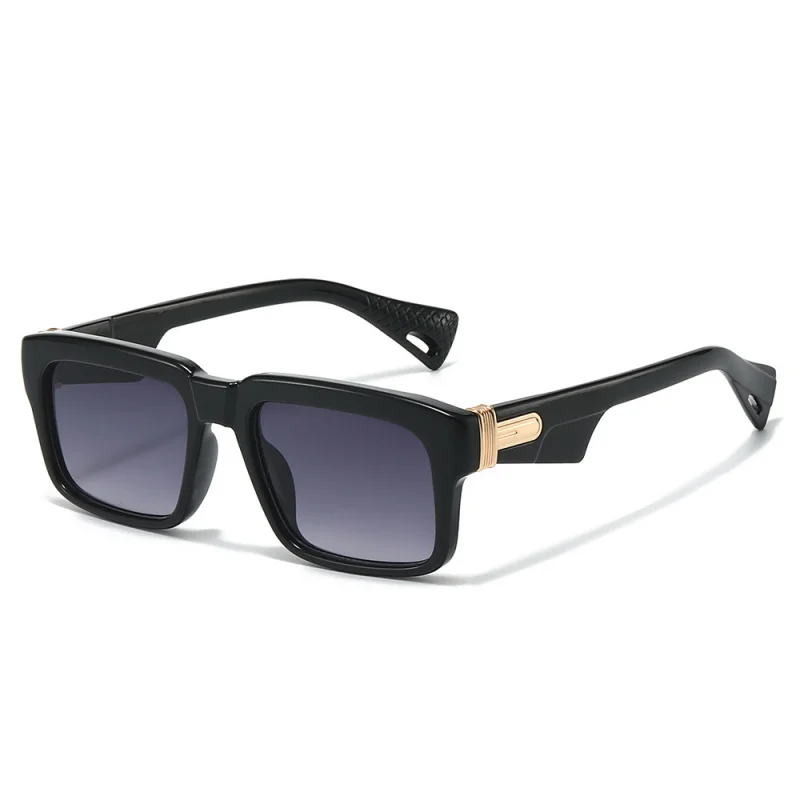 Neue Trendige 2026 Marken-Sonnenbrille Quadratisch für Herren und Damen Unisex mit Kräftigen Bügeln Metallscharnier Klassisch Beliebt UV400 Schutz Image