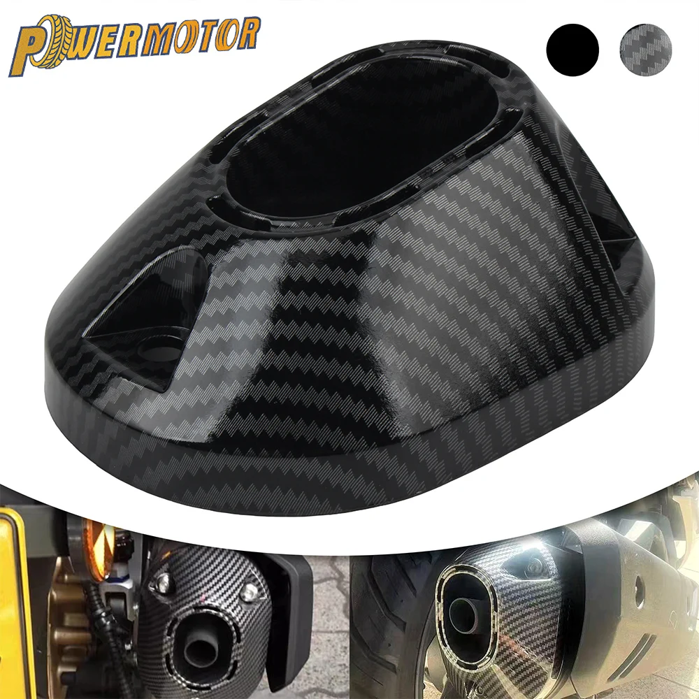 Motorrad-Auspuffschutzabdeckung für HONDA PCX160 PCX125 2021 2022 2023 2024 Schutzmodifikationszubehör Image