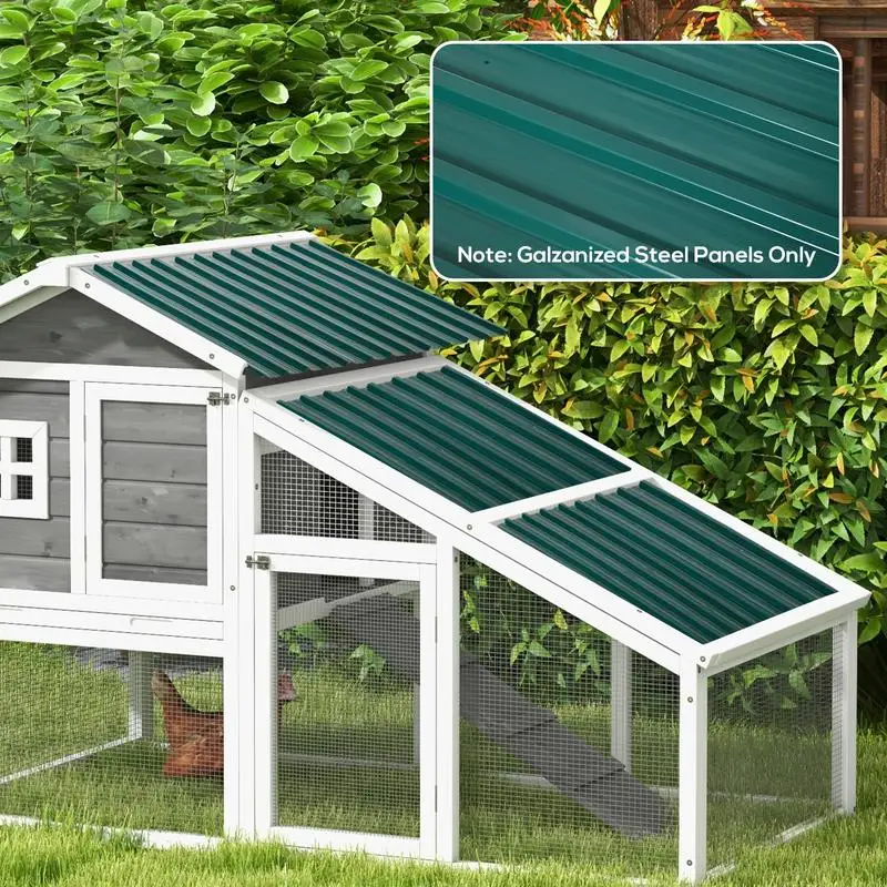 12 Stück Trapezblech 129x45cm 7m² Verzinkt Dachblech 0,25 mm Wetterfest Profilblech Grün Image
