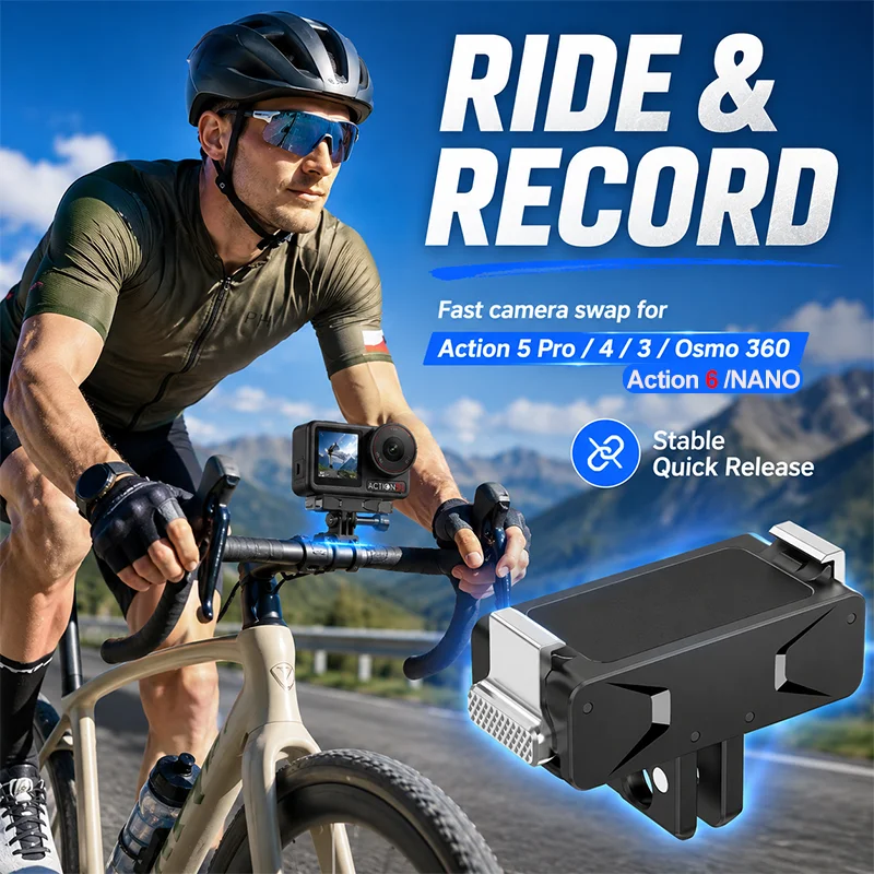 Magnetischer Adapter für DJI Osmo Action 5 Pro OSMO 360 / NANO Schnellwechselplatte für DJI Action 6 4 3 Kamera Erweiterungszubehör Image