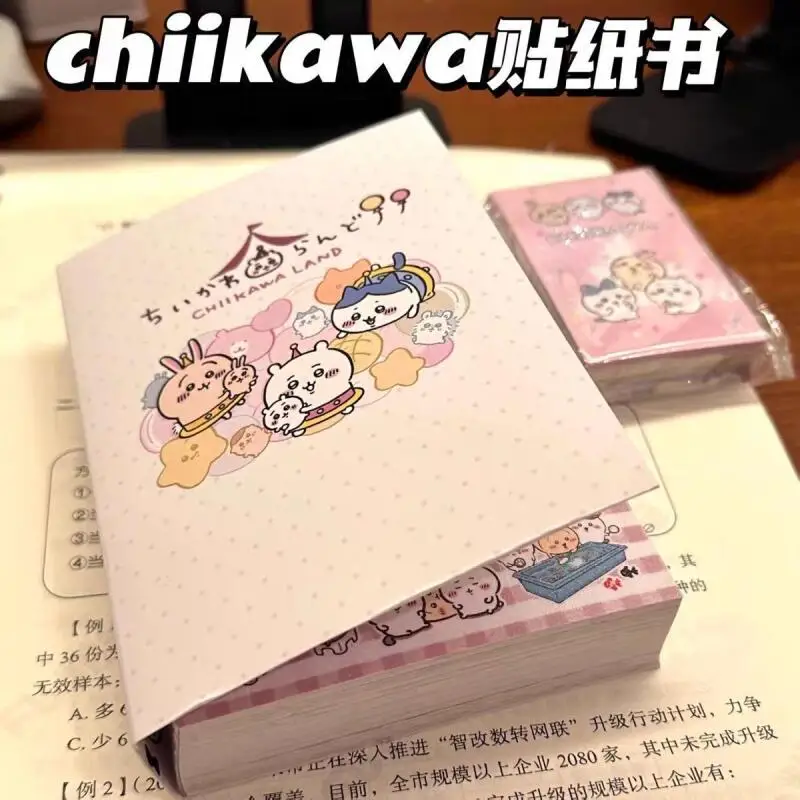 Chiikawa Stickerbuch Niedliche Cartoon-Materialaufkleber DIY Scrapbook Notizbuch Dekoration Schüler Schreibwaren Bastelbedarf Geschenk Image