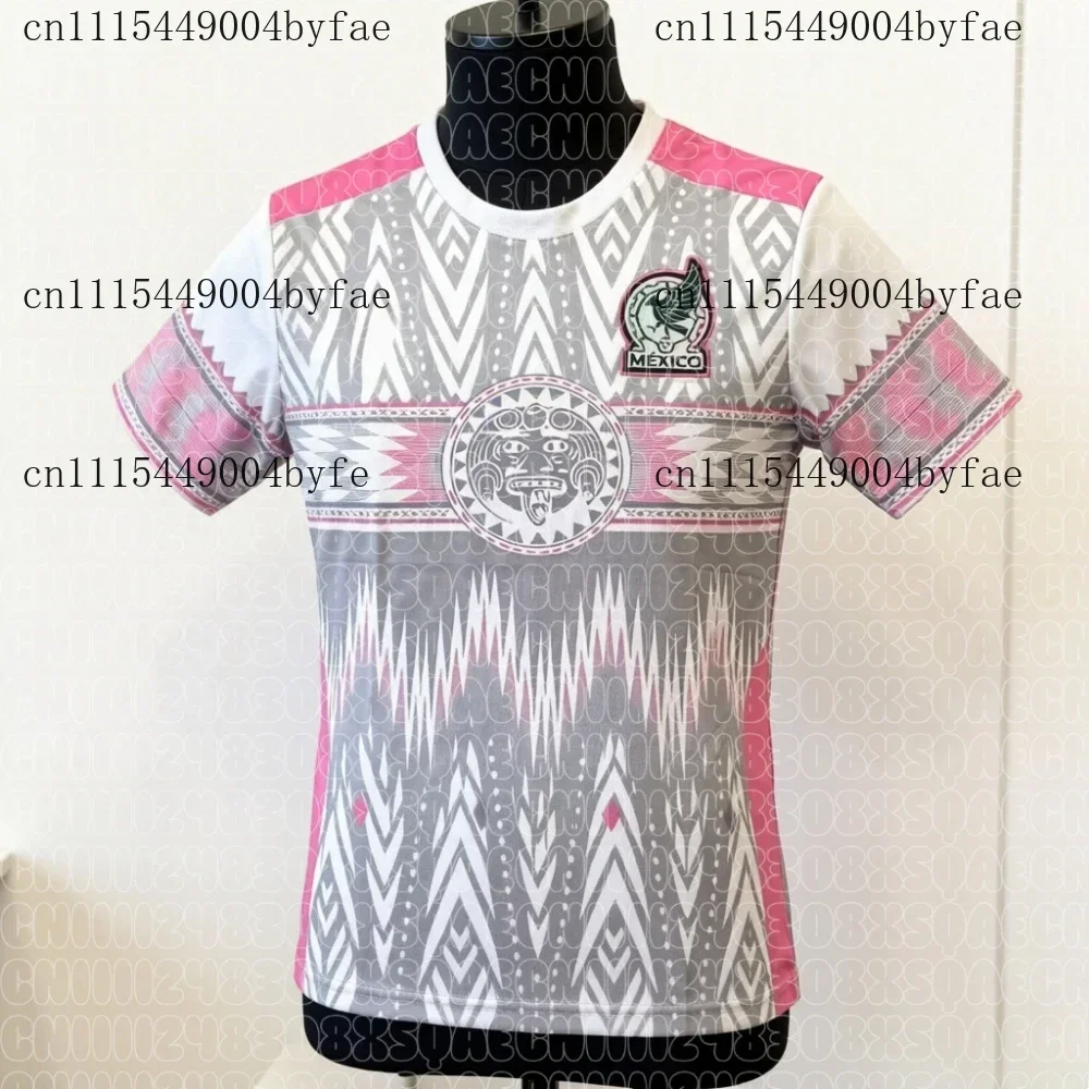 26 Mexiko Fußballtrikot 3D-gedruckte T-Shirts Sommer Herren Schnelltrocknende T-Shirts Outdoor-Sport-Trainingskleidung Familien-Matching-Oberteil Image
